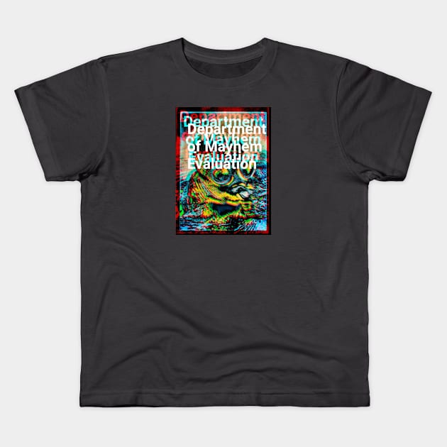 Department of Mayhem 2 Kids T-Shirt by Borges